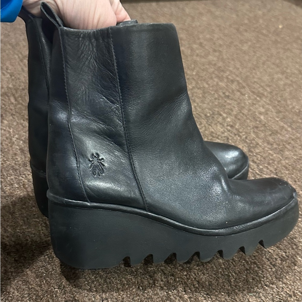 Fly London Black Ankle Boots
